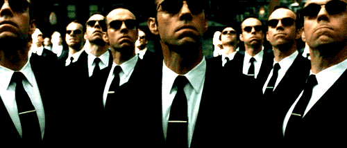 A crowd of near-identical figures